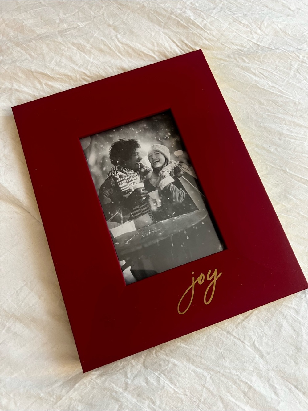 Studio Decor "Joy" Red Holiday Picture Frame